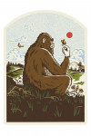 Vintage Linework - Bigfoot - Contour