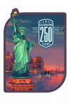 USA 250th Anniversary - Oil Painting - Sunset Statue of Liberty - Contour