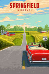 Springfield, Missouri - Painterly - Route 66