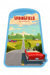 Springfield, Missouri - Painterly - Route 66 - Contour