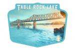 Missouri - Lithograph - Table Rock Lake - Contour