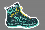 Port Angeles, Washington - Outdoor More Series - Hiking Boot - Contour