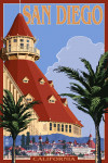 San Diego, California - Painterly - Old Town