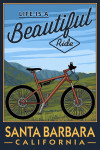 Santa Barbara, California - Life is a Beautiful Ride - Mountain Bike