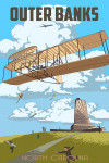 Outer Banks, North Carolina - Painterly - Wright Brothers National Memorial