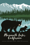 Mammoth Lakes, California - Black Bear & Cub with Snow - Adventure Awaits