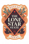 Dallas, Texas - State Motto Crest - State Series - Contour
