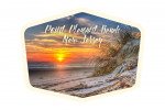 Point Pleasant Beach, New Jersey - Photography - Sunset on Beach - Contour
