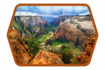 Zion National Park, Utah - Photography by Joe Braun - Observation Point - Contour