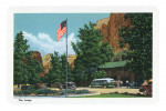 Zion National Park, Utah - Exterior View of the Lodge - Contour