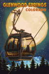 Glenwood Springs, Colorado - Condola & Full Moon