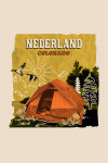 Nederland, Colorado - Retro Collage - Camping