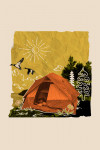 Retro Collage - Camping