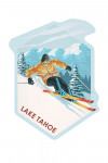 Lake Tahoe - Downhill Skier - Contour