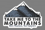 White Mountains, New Hampshire - Take me to the Mountains - Mountains - Icon - Contour