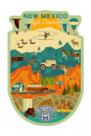 New Mexico - Mountain Geometric - Route 66 - 100 Years - Contour