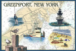 Greenport, New York - Nautical Chart