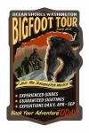 Ocean Shores, Washington - Vintage Sign - Bigfoot Tour - Contour