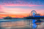 Santa Monica, California - Photography - Santa Monica Pier at Sunset