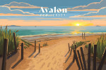 Avalon, New Jersey -  Painterly - Sand Soul Sun - Beach Path