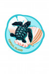 Topsail Island, North Carolina - Courageous Explorer Collection - Turtle & Shells, Safely to Sea - Contour
