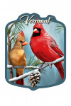 Vermont - Cardinals - Winter - Contour
