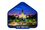 New Orleans, Louisiana - Photography - Saint Louis Cathedral and Jackson Square - Contour