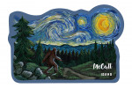 McCall, Idaho - Starry Night - Bigfoot - Contour