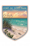 Fort De Soto Park, Florida - Oil Painting - Seashore - Contour