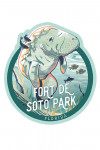 Fort De Soto Park, Florida - Graphic Pastel - Manatee - Contour