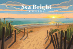Sea Bright, New Jersey - Painterly - Sand Soul Sun - Beach Path