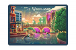 The Woodlands, Texas - Lithograph - The Waterway - Contour