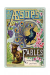 Vintage Book Cover - Aesop's Fables - Contour