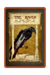 Vintage Book Cover - The Raven - Contour