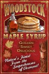 Woodstock, Vermont - Maple Syrup Vintage Sign