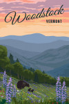 Woodstock, Vermont - Bear & Spring Flowers