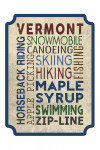 Woodstock, Vermont - Typography - Contour