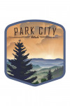 Park City, Utah - Lithography - Mountains - Contour