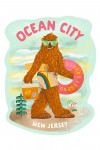 Ocean City, New Jersey - Summer Legend - Contour