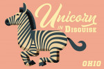 Ohio - Geometric - Zebra - Unicorn in Disguise