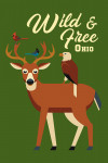 Ohio - Geometric - Deer & Birds - Wild & Free