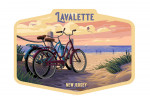 Lavallette, New Jersey - Painterly - The Beach is Calling - Beach Bikes - Contour