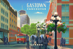 Vancouver, British Columbia - Lithograph - Gastown