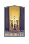 Washington DC - Lincoln Memorial - Lantern Press Artwork - Contour