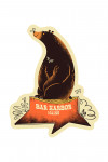 Bar Harbor, Maine - Midcentury - Black Bear - Contour