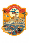 Santa Barbara, California - Geometric - Marine Animals - Contour