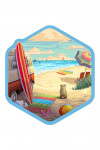 Painterly - Beach Activities - Contour