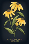 Vintage Flora Noir - Black Eyed Susan