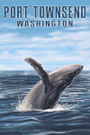 Port Townsend, Washington - Painterly - Humpback Whale