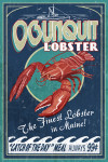 Ogunquit, Maine - Lobster Vintage Sign